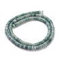 Natural Gemstone Beads Strands, Heishi Beads, Flat Round/Disc