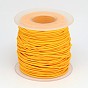 Cordon élastique rond enveloppé par un fil de nylon, 0.8mm, environ 54.68 yards (50m)/rouleau