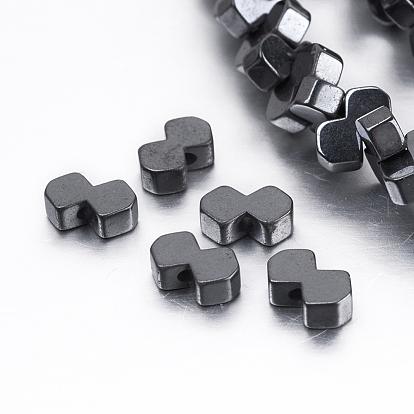 Non-magnetic Synthetic Hematite Beads Strands, Bowknot