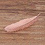 Iron Feather Hair Pin, Ponytail Holder Statement, Hair Accessories for Women