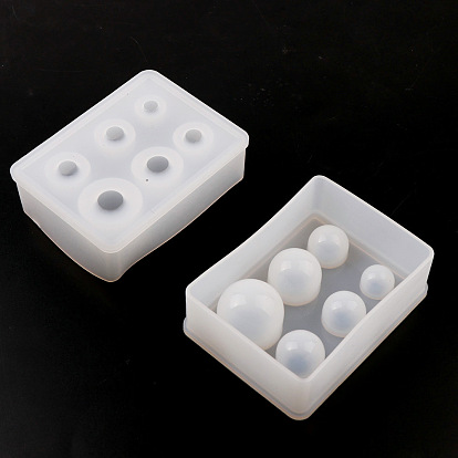 Silicone Molds, Resin Casting Molds, For UV Resin, Epoxy Resin Jewelry Making, Round