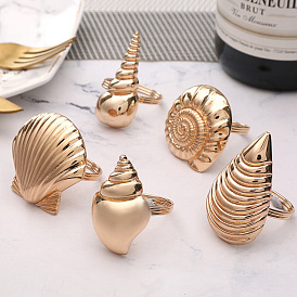 Alloy Napkin Rings, Napkin Holder Ornament, Restaurant Dinner Table Accessorie