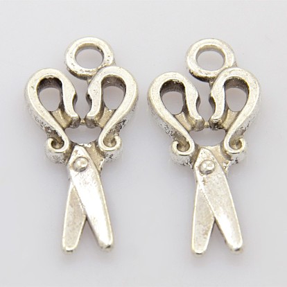 Tibetan Style Alloy Pendants, Scissors, Lead Free and Cadmium Free