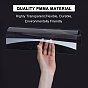 Tablero de plástico transparente olycraft con papel protector para el reemplazo del marco de fotos, proyectos de exhibición de bricolaje, , Rectángulo