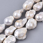 Perle baroque naturelle perles de perles de keshi, perle de culture d'eau douce, larme
