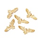 Rack Plating Brass Micro Pave Cubic Zirconia Pendants,  Cadmium Free & Nickel Free & Lead Free, Eagle