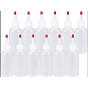Botellas de plástico graduadas, con tapa roja, botella de chorro duradero para salsa de tomate, salsas, jarabe, apósitos, Arte y Artesanía