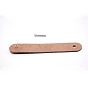 Leather Handle, Jewelry Box Accessories, with Aluminum Screws