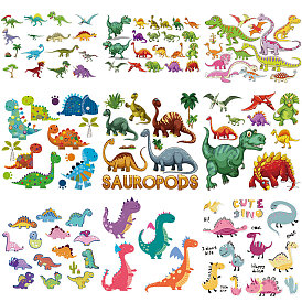 Набор наклеек с логотипом на теплопередающую пленку с рисунком динозавра/крокодила для домашних животных, для футболки своими руками, , шляпы, жакеты