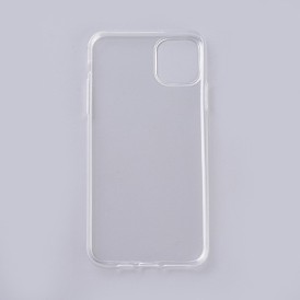 Transparent DIY Blank Silicone Smartphone Case, Fit for iPhone11ProMax(6.5 inch), For DIY Epoxy Resin Pouring Phone Case