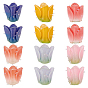 Benecreat 12 piezas 6 colores perlas de plástico, flor