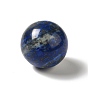 Naturales lapis lazuli de Cuentas, sin agujero / sin perforar, teñido, rondo