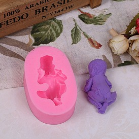 DIY 3D Baby Food Grade Silicone Molds, Resin Casting Molds, For UV Resin, Epoxy Resin Jewelry Making