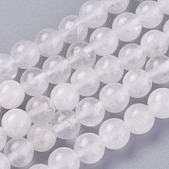Natürlichem Quarz-Kristall-Perlen Stränge, Bergkristallperlen, Runde