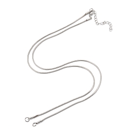 Accessoires de fabrication de collier en laiton, avec chaîne à pop-corn, plaqué longue durée