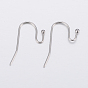 Ion Plating(IP) 304 Stainless Steel Earring Hooks, Ear Wire