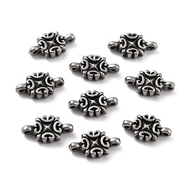 316 Surgical Stainless Steel Connector Charms, Square Links