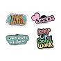 Quote Enamel Pins, Black Alloy Brooches for Backpack Clothes