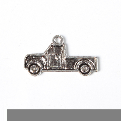 Tibetan Style Alloy Pendants, Lead Free and Cadmium Free, Pick Up Truck Charms