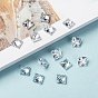 Square Shaped Cubic Zirconia Pointed Back Cabochons, Faceted