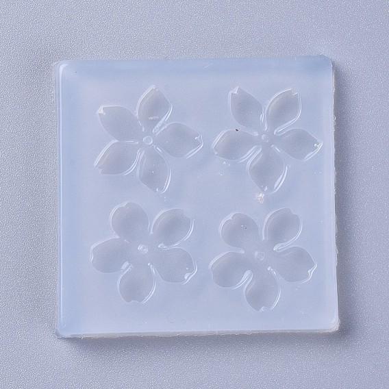 Moules en silicone de qualité alimentaire, moules de résine, pour la résine UV, fabrication de bijoux en résine époxy, fleur