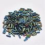 Glass Bugle Beads, Metallic Colours