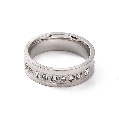 Кольцо на палец с кристаллами и стразами, 201 женские украшения из нержавеющей стали