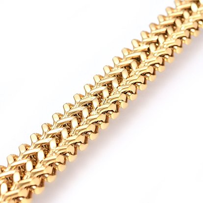 304 Stainless Steel Mesh Bracelets, with Magnetic Clasps