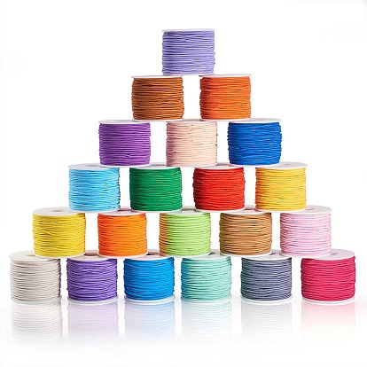 BENECREAT Elastic Cord Stretch Thread Beading Cord Fabric Crafting String Rope for DIY Crafts Bracelets Necklaces