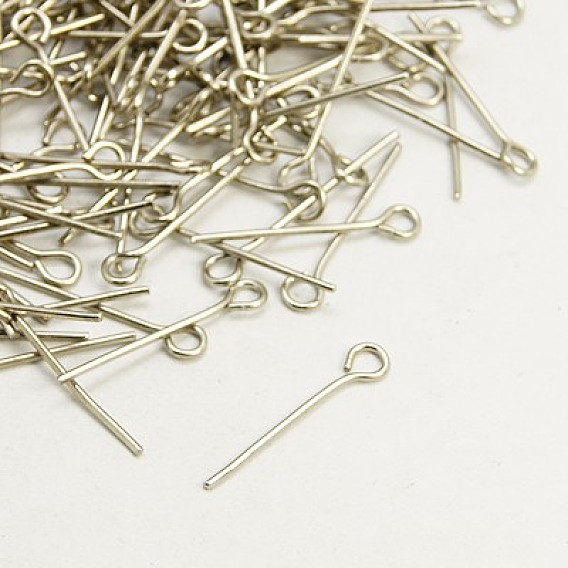 Jewelry Findings, Cadmium Free & Lead Free, Iron Eye Pin
