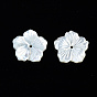 Natural White Shell Mother of Pearl Shell Beads, Flower