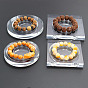 Transparent Acrylic Single Bracelet/Bangle Display Tray, Bracelet Jewelry Organizer Holder, Flat Round/Square Shape