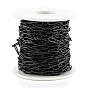 304 Stainless Steel Paperclip Chains, Soldered, with Spool