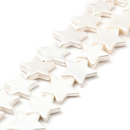 Natural Shell Beads Strands, Star
