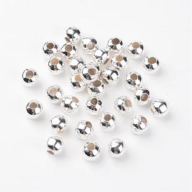 Perles en fer, ronde, 10mm, Trou: 4mm
