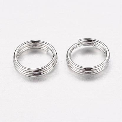 Iron Split Rings, Double Loops Jump Rings, Cadmium Free & Nickel Free & Lead Free