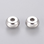 304 Stainless Steel Beads, Rondelle, 10x5mm, Hole: 3mm