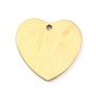 304 Stainless Steel Pendants, Double Side Drawbench, Stamping Blank Tag, Heart
