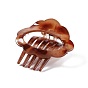 Flower Plastic Claw Hair Clips, with Iron Spring, Hair Accessories for Women Girls