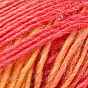 Fil à tricoter en laine, segment teint, fil au crochet