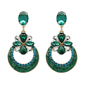 Premium Glass Earrings from Jujia Jewelry - Self-Produced and Sold, High-Quality Ear Accessories
