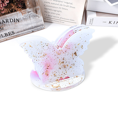 Butterfly Cup Mat & Holder Silicone Molds, Resin Casting Coaster Molds, for UV Resin, Epoxy Resin Craft Making
