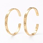 Brass Micro Pave Cubic Zirconia Cuff Bangles, Eye, Real 18K Gold Plated