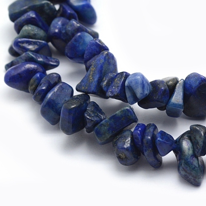 Natural Lapis Lazuli Beads Strands, Dyed, Chip