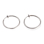 304 Stainless Steel Retractable Earrings, Clip-on Earrings For Non-pierced Ears