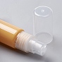 30ML Empty PET Pump Press Bottles, with 2ml Disposable Dropper, Mini Transparent Plastic Funnel Hopper and Label Paster