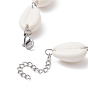 Акриловые ожерелья из бисера для женщин, с 304 из нержавеющей стали застежка когтя омара
