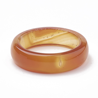 Естественный агат кольца, окрашенные