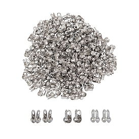 Unicraftale 304 Stainless Steel Bead Tips, Calotte Ends, Clamshell Knot Cover