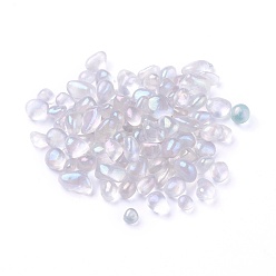 Synthetic Moonstone Beads, Holographic Beads, Undrilled/No Hole, Chips